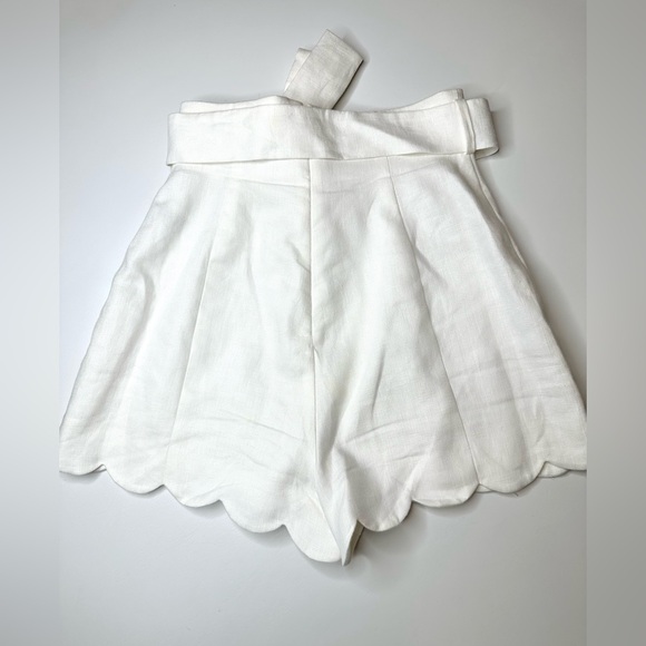 Zimmermann "Zinnia" shorts in plain white - Picture 7 of 12
